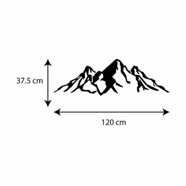 Tableau Massif Alpin | décoration murale en bois | déco montagne | Tableau montagne