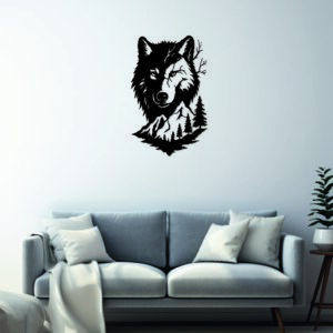 Tableau Black Wolf